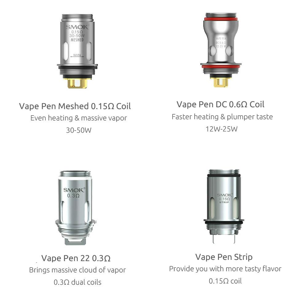 Smok Vape Pen 22 & V2 Replacement Coils