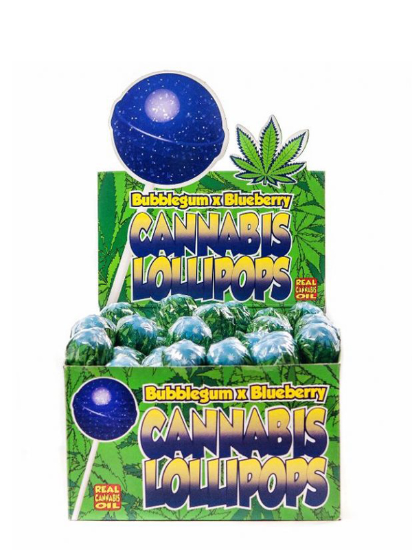 Cannabis Lollipops - Bubblegum x Blueberry
