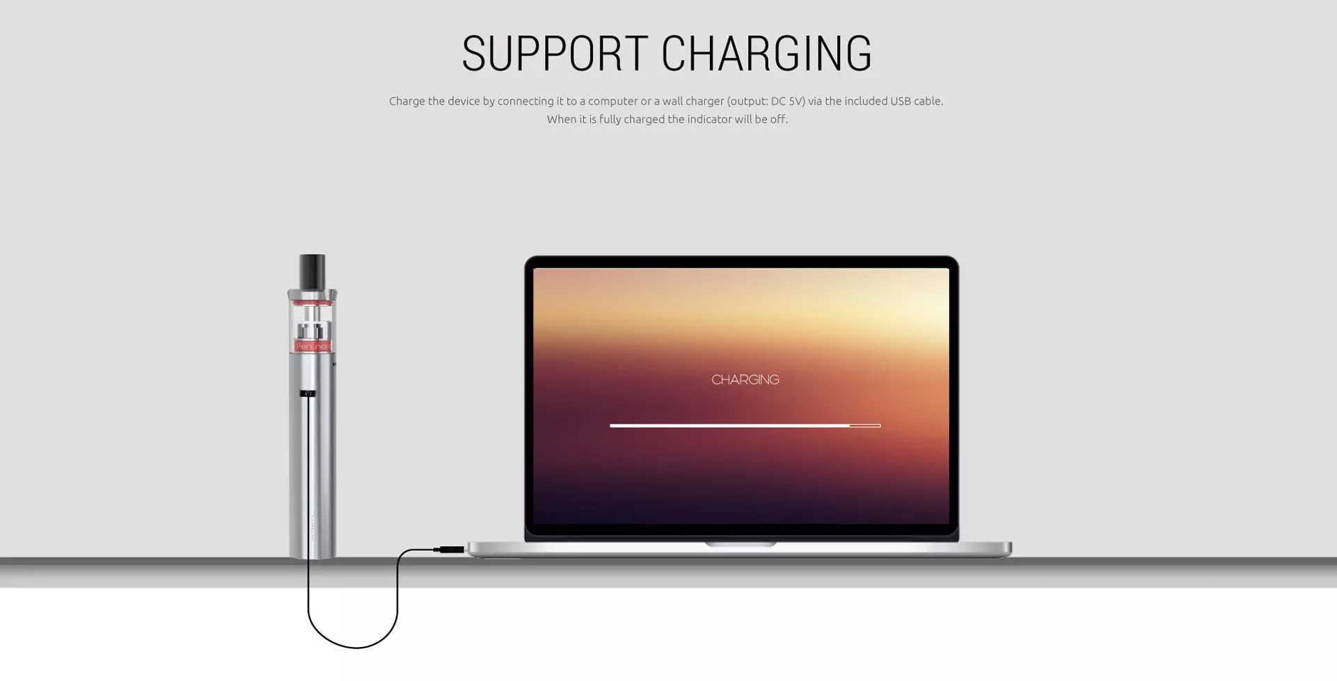 16. Charging support