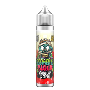 Strawberry & Cream by Zombie Blood 50ml Shortfill