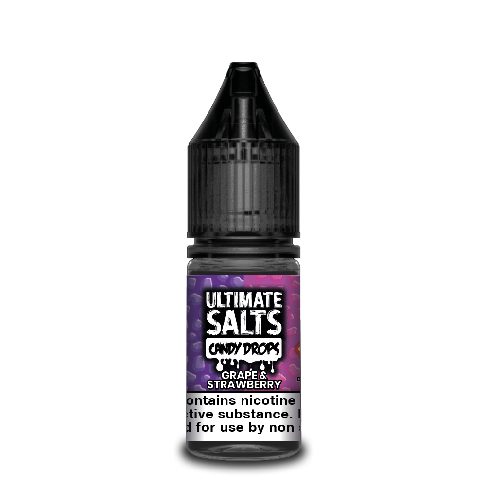 ULTIMATE SALTS CANDY DROPS GRAPE & STRAWBERRY