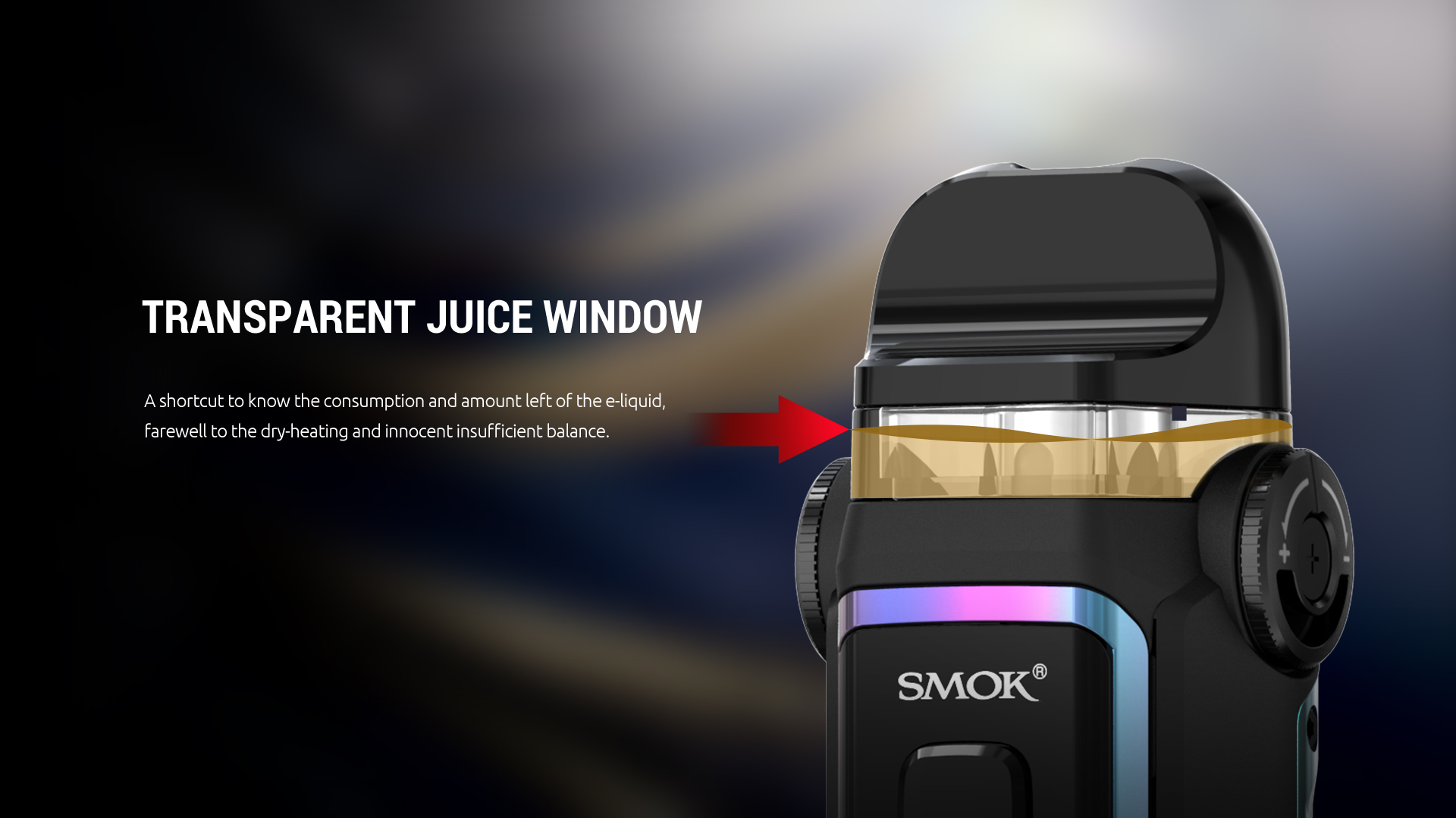 Smok IPX 80 Kit Juice Window