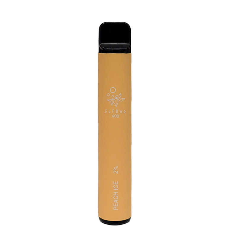 Peach Ice by Elf Bar 600 puff Disposable Pods Hulme Vapes