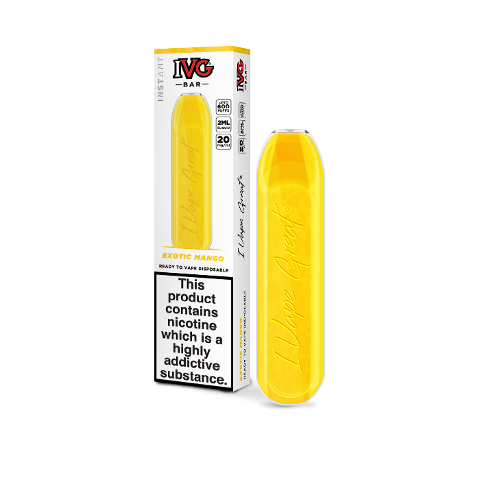 Exotic Mango by IVG Bar 600 Puff Boxed