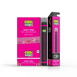 Tasty Pink Fizz Lemonade by CBD LEAF 600 Puff