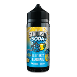 Blue Razz Lemonade Seriously Soda 100ml Bottle