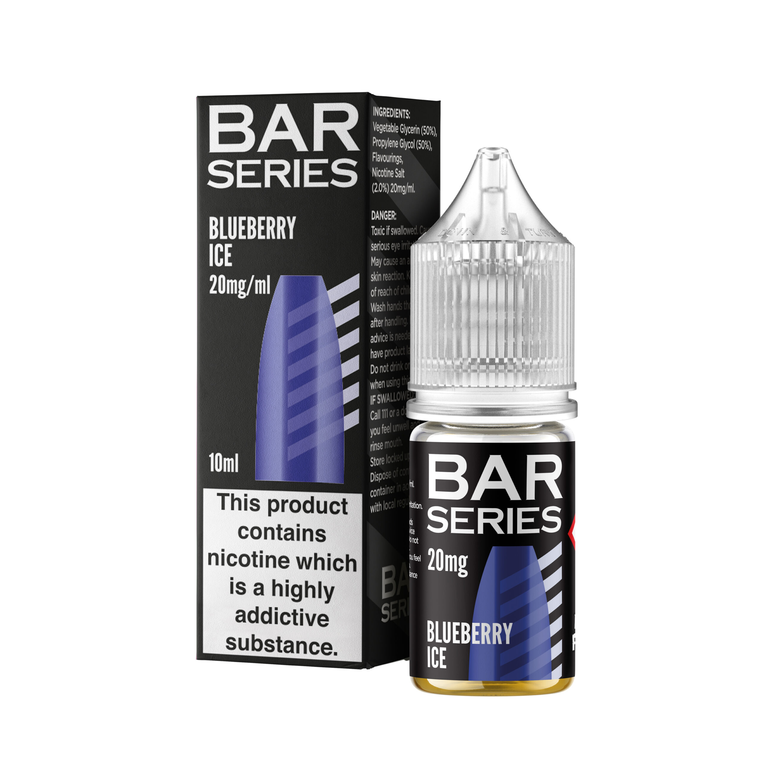 Blueberry Ice 20mg by Bar Series