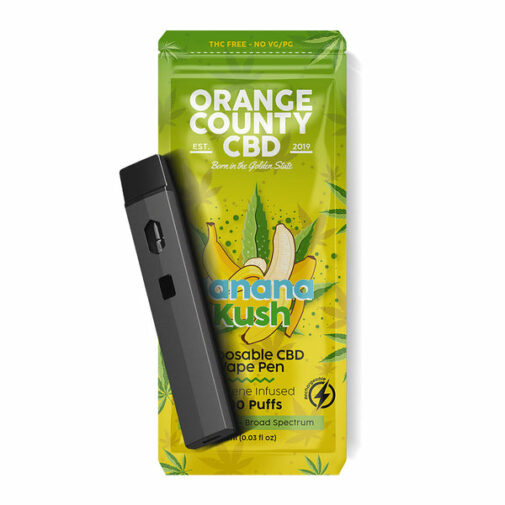 Banana Kush by Orange County CBD Disposables - Front