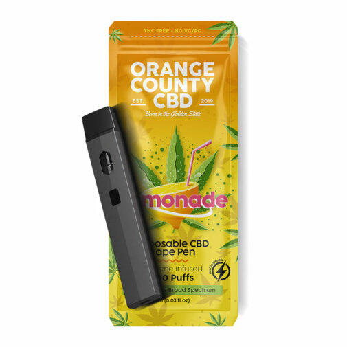 Lemonade by Orange County CBD Disposables - Front