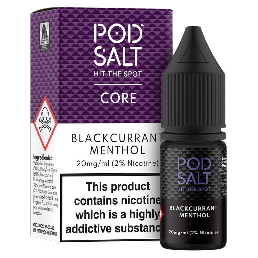 Blackcurrant Menthol by Pod Salt Core