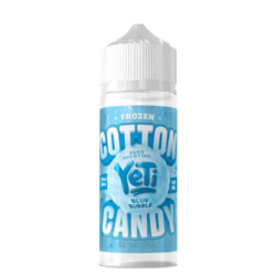 Blue Bubble by Yeti Frozen Cotton Candy 100ml Shortfill