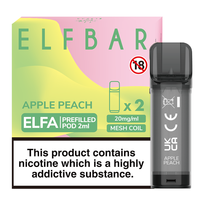 Apple Peach by Elfa Pods Elf Bar