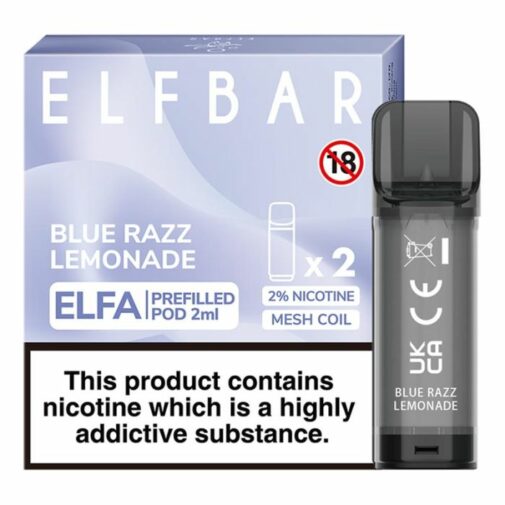 Blue Razz Lemonade by Elfa Pods Elf Bar