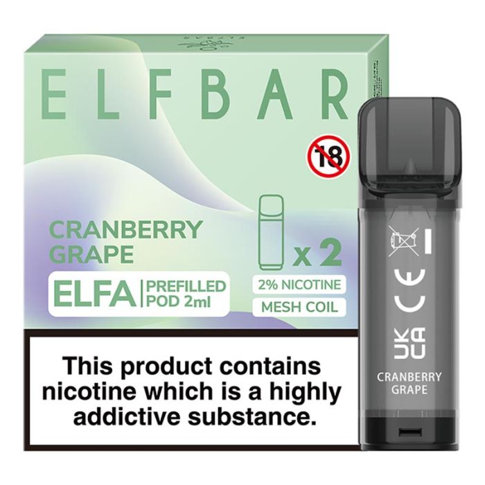 Cranberry Grape by Elfa Pods Elf Bar