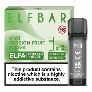 Kiwi Passion Fruit Guava by Elfa Pods Elf Bar