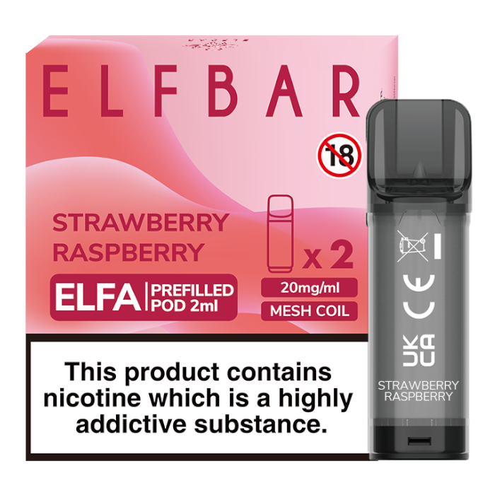 Strawberry Raspberry by Elfa Pods Elf Bar