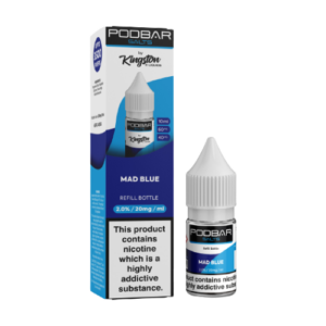 Mad Blue Podbar Salt by Kingston 10ml