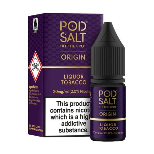 POD SALT ORIGINS LIQUOR TOBACCO SALTS BOX OF 5