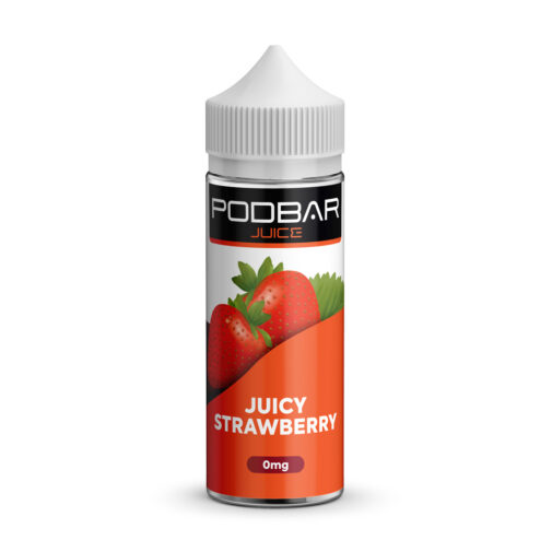 Juicy Strawberry by PodBar Juice | 100ml Shorfill