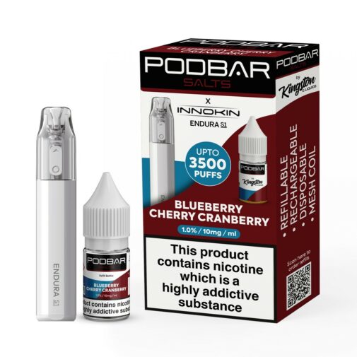 Blueberry Cherry Cranberry by PodBar Salts x Innokin Endura S1 Kit