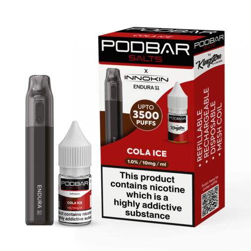 Cola Ice by PodBar Salts x Innokin Endura S1 Kit