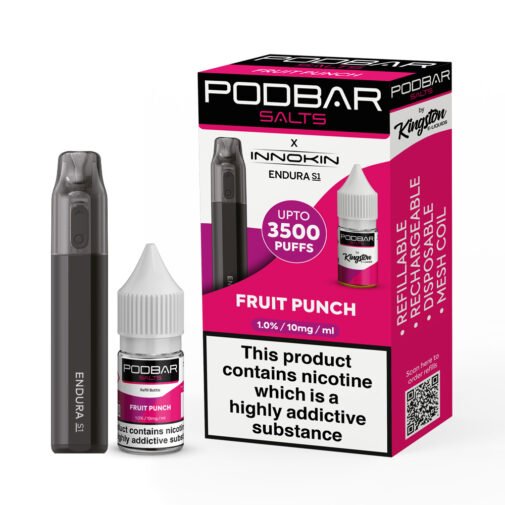 Fruit Punch by PodBar Salts x Innokin Endura S1 Kit