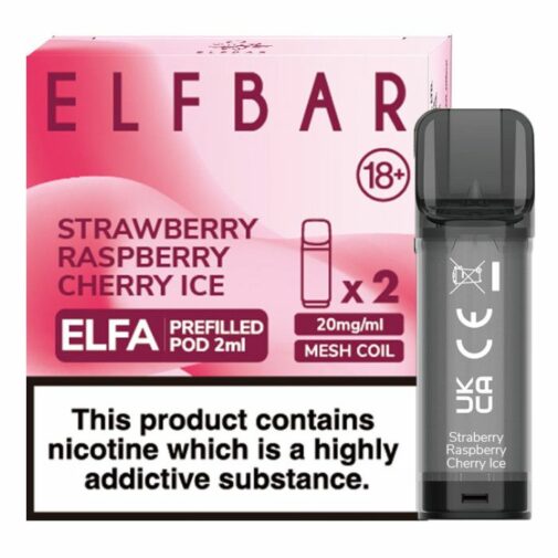 Strawberry Raspberry Cherry ICE Elfa Pods