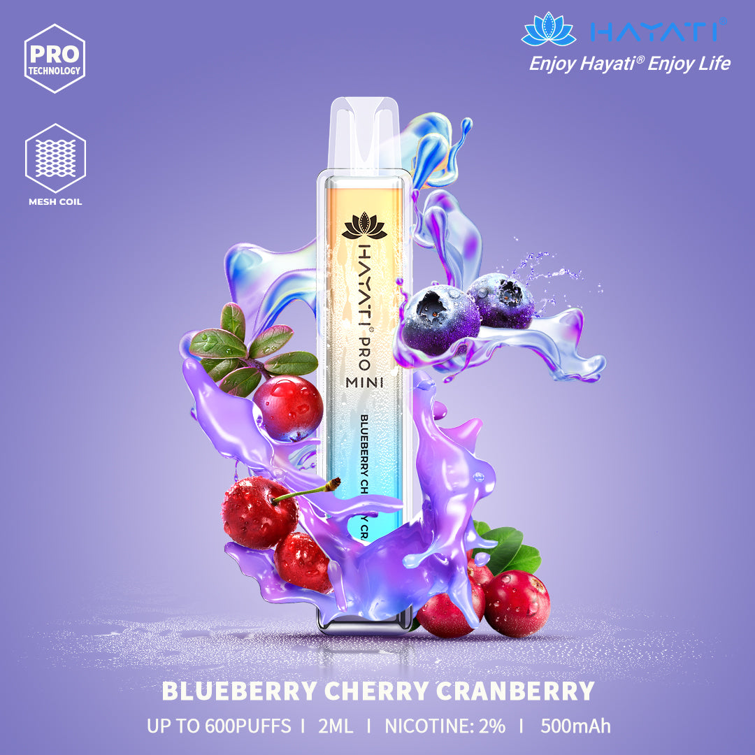 Blueberry Cherry Cranberry by HAYATI Pro Mini 600 puff