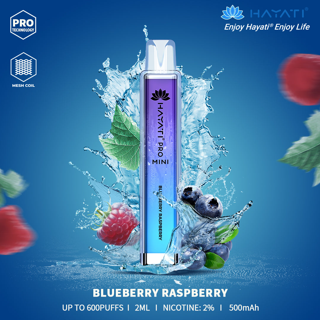 Blueberry Raspberry by HAYATI Pro Mini 600 puff