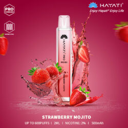 Strawberry Mojito by HAYATI Pro Mini 600 puff
