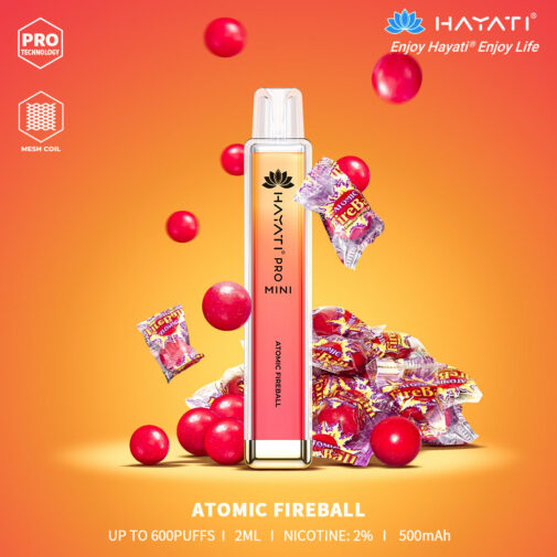 Atomic Fireball by HAYATI Pro Mini 600 puff