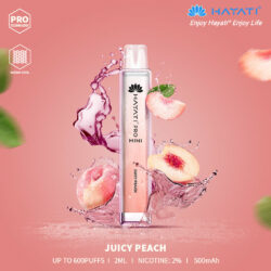 Juicy Peach by HAYATI Pro Mini 600 puff