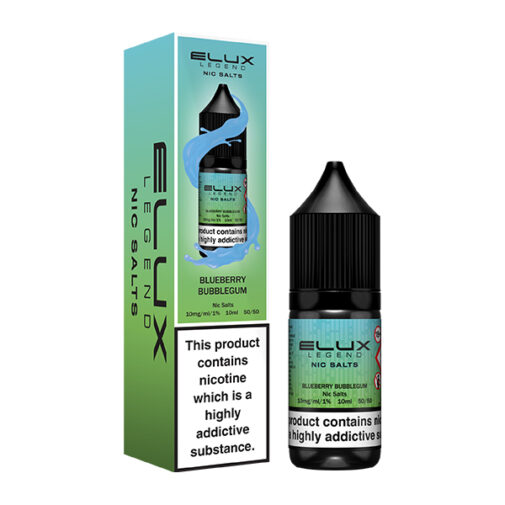 Blueberry Bubblegum by Elux Legend Nic Salts 10ml