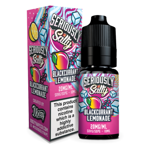 white Blackcurrant Lemonade Seriously Salty 10ml