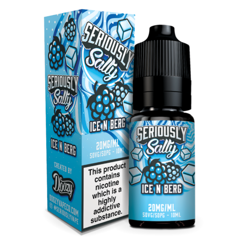 white Ice N Berg Seriously Salty 10ml