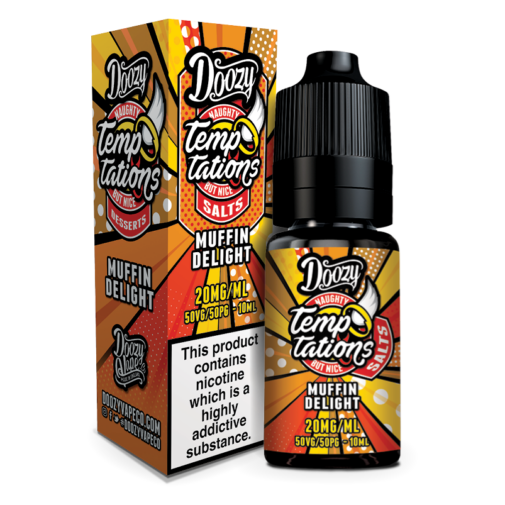 white Muffin Delight Doozy Temptations Salts 10ml Bottle