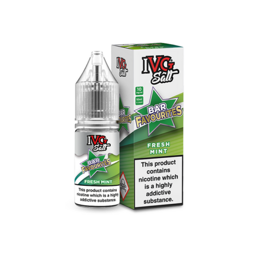 Fresh Mint Bar Favourites by IVG E-liquid Salt 10ml