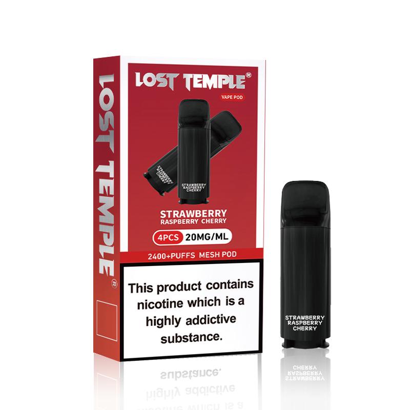 Strawberry Raspberry Cherry Pod Pack by Vape Pen Lost Temple