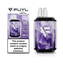 Blueberry Ice by Fuyl Dinner Lady 600puff Disposable
