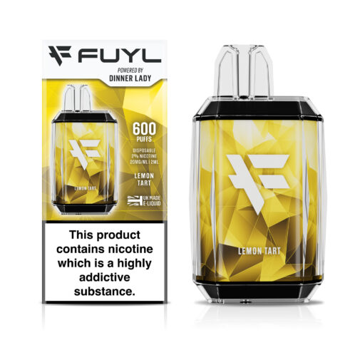 Lemon Tart by Fuyl Dinner Lady 600puff Disposable