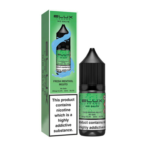 Fresh Menthol Mojito by Elux Legend Nic Salts 10ml