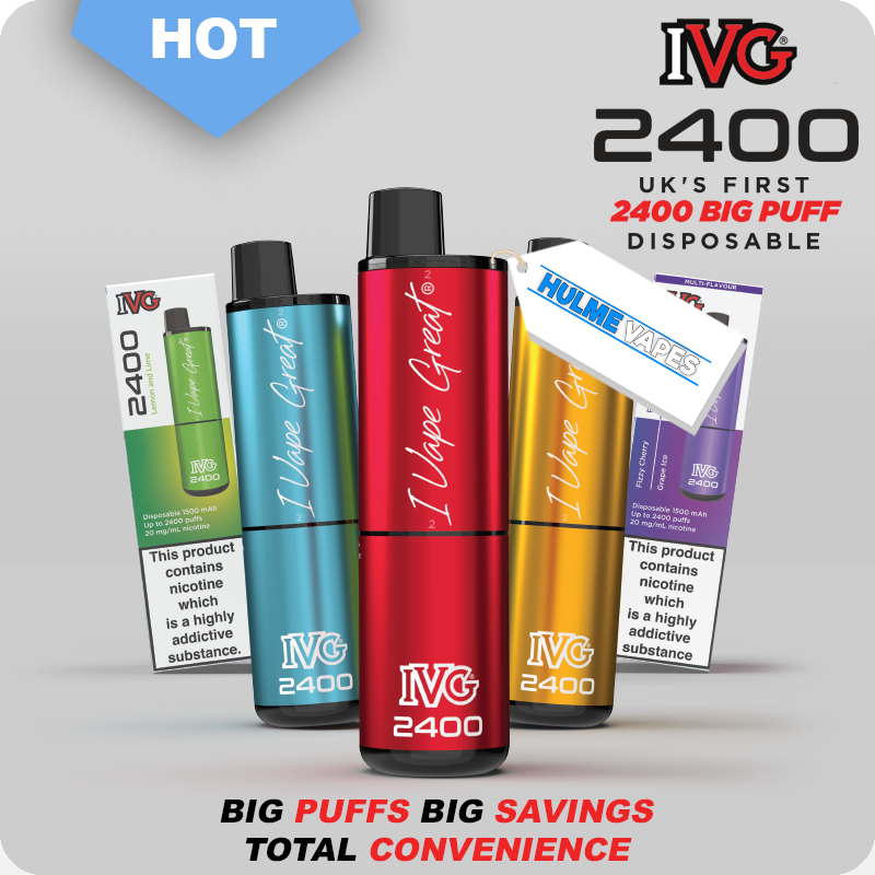 IVG 2400 - Multi Flavour Twist Disposable - Sold at Hulme Vapes