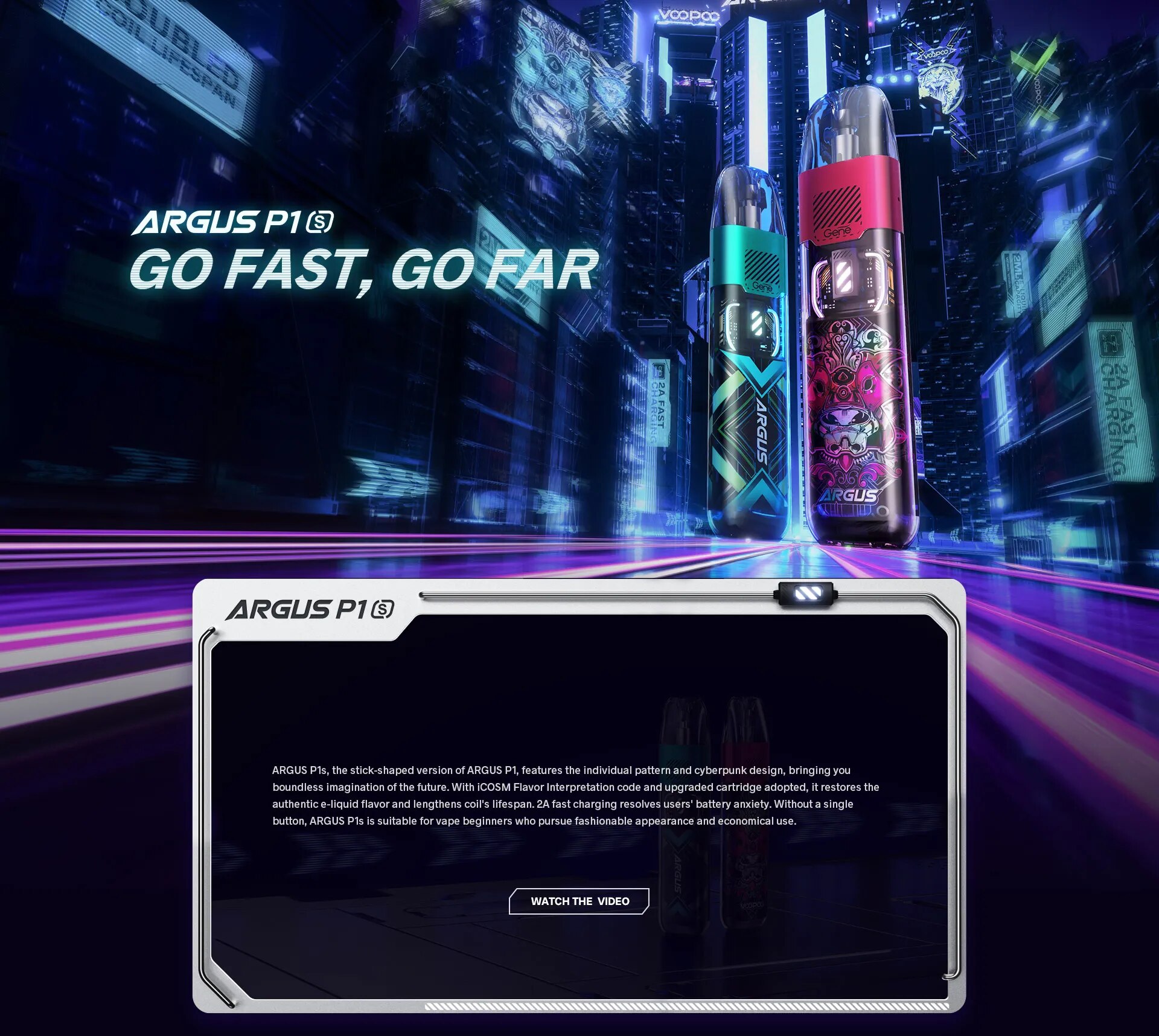 Voopoo Argus P1s - Banner 