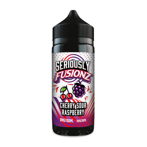 Cherry Sour Raspberry by Seriosuly Fusionz 100ml Shortfill - Doozy Vape Co - Available at Hulme Vapes