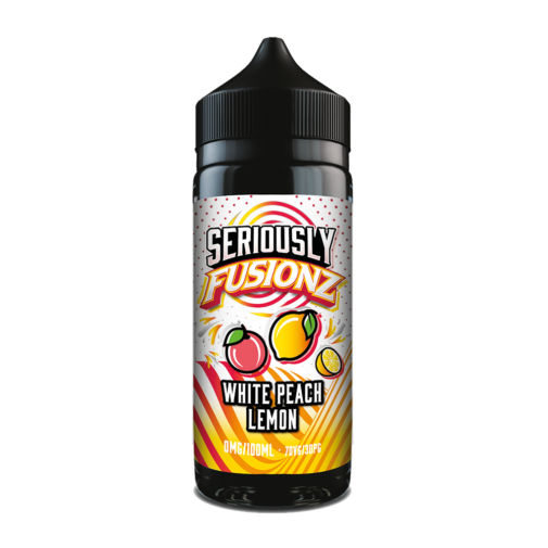 White Peach Lemon by Seriosuly Fusionz 100ml Shortfill - Doozy Vape Co - Available at Hulme Vapes