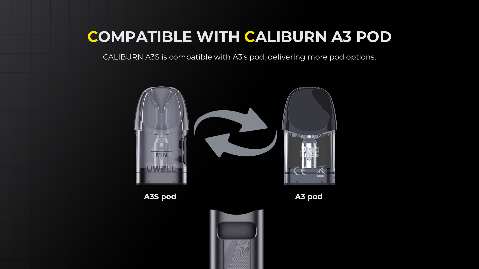 CALIBURN A3S Pod System web page 08