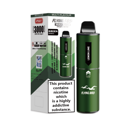 Flying Bird 3000 Disposables - Device Box - Green