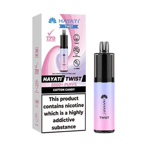 Cotton Candy by Hayati Twist 5000 Disposable Vape | 5000 Puff