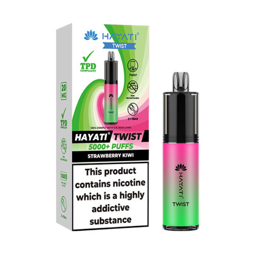 Strawberry Kiwi by Hayati Twist 5000 Disposable Vape | 5000 Puff