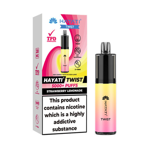 Strawberry Lemonade by Hayati Twist 5000 Disposable Vape | 5000 Puff